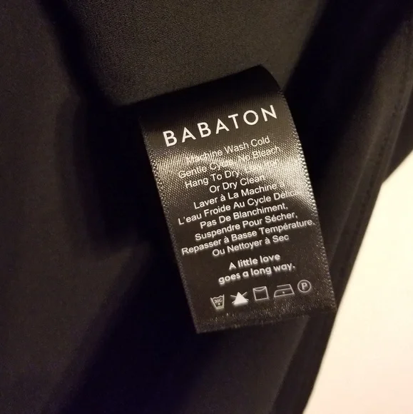 Babaton Hopkins black sleeveless side-tie top - Picture 7 of 8